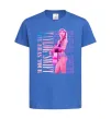Детская футболка Taylor Swift pink Ярко-синий фото
