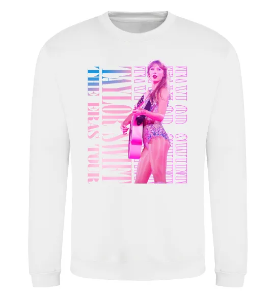 Свитшот Taylor Swift pink Белый фото
