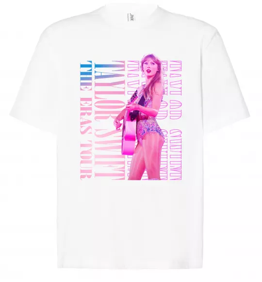 Футболка Оверсайз Taylor Swift pink Белый фото