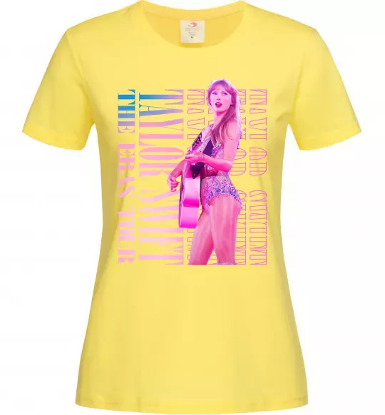 Женская футболка Taylor Swift pink Лимонный фото