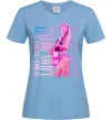 Женская футболка Taylor Swift pink Голубой фото