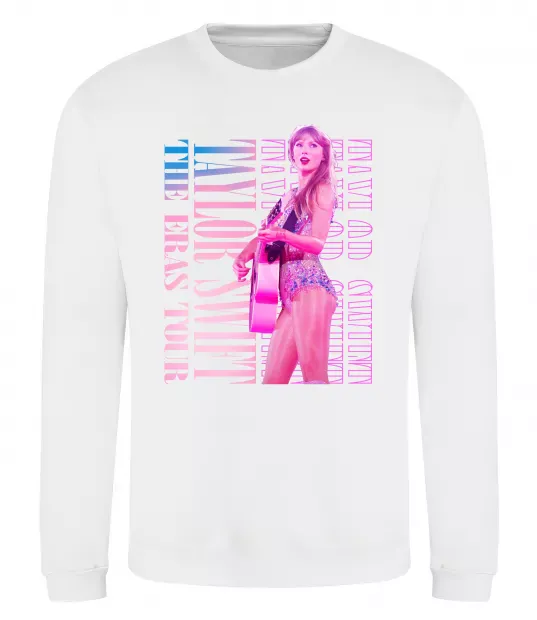 Свитшот Taylor Swift pink Белый фото
