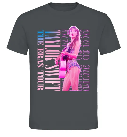 Чоловіча футболка Taylor Swift pink Графіт фото