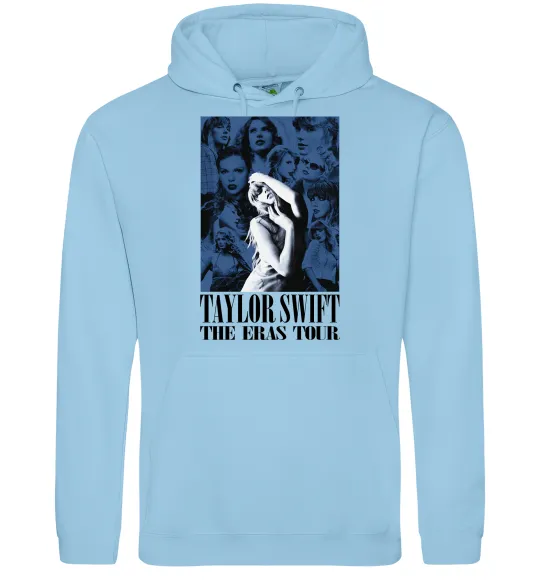 Женская толстовка (худи) The eras tour blue Голубой фото