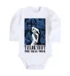 Дитячий бодік The eras tour blue Білий фото