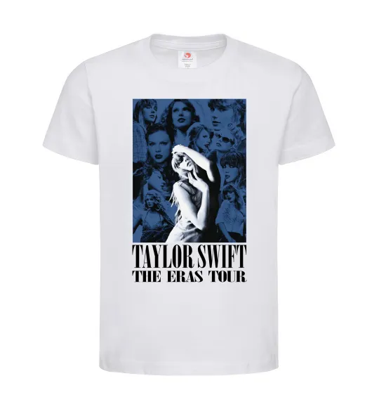Детская футболка The eras tour blue Белый фото