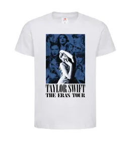 Детская футболка The eras tour blue Белый фото