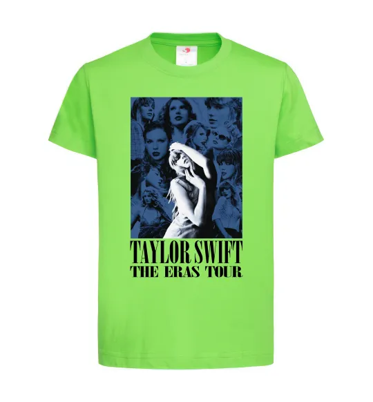 Детская футболка The eras tour blue Лаймовый фото