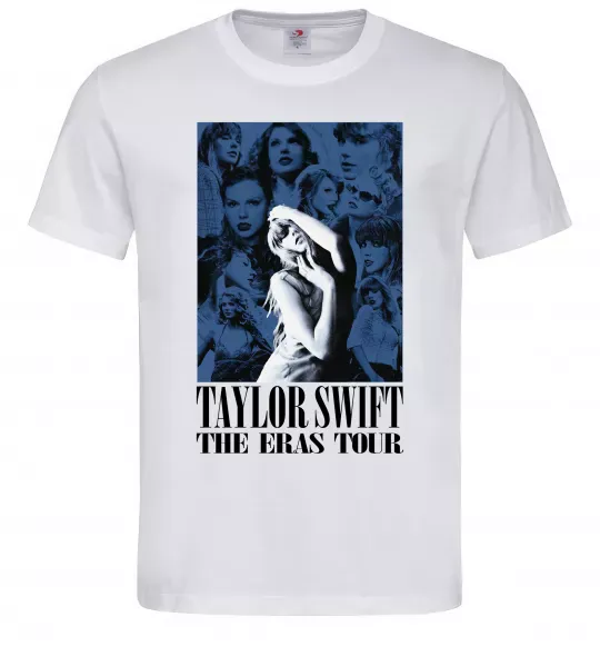 Чоловіча футболка The eras tour blue Білий фото