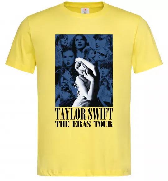 Чоловіча футболка The eras tour blue Лимонний фото