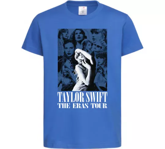 Детская футболка The eras tour blue Ярко-синий фото