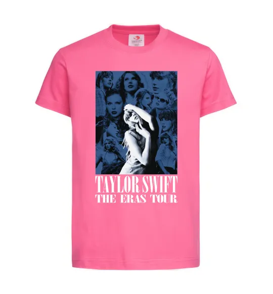 Детская футболка The eras tour blue Ярко-розовый фото