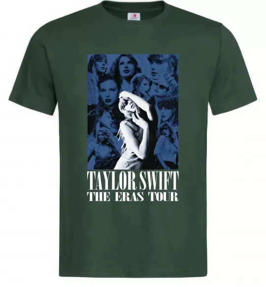 Чоловіча футболка The eras tour blue Темно-зелений фото