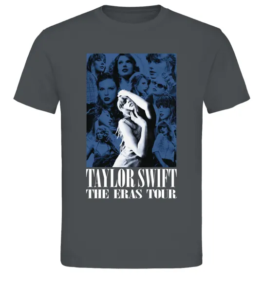 Чоловіча футболка The eras tour blue Графіт фото