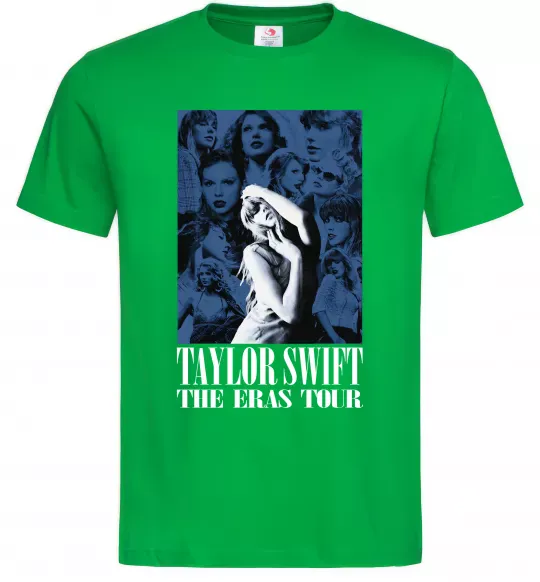 Чоловіча футболка The eras tour blue Зелений фото