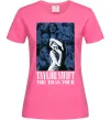 Жіноча футболка The eras tour blue Яскраво-рожевий фото