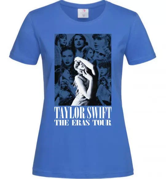 Жіноча футболка The eras tour blue Яскраво-синій фото