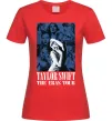 Жіноча футболка The eras tour blue Червоний фото