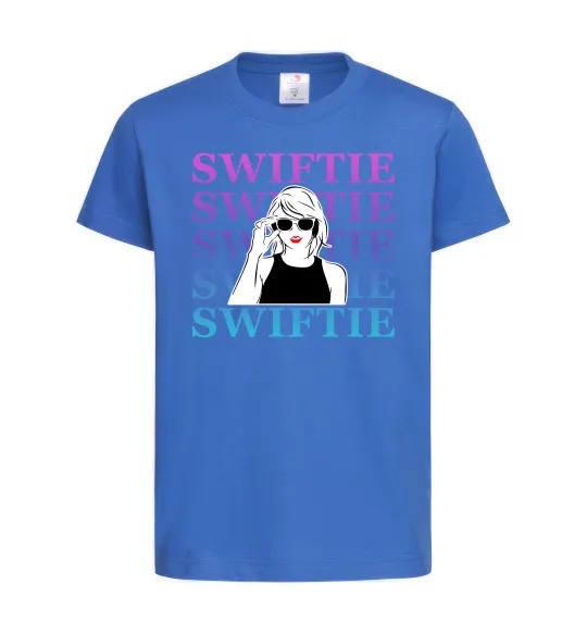 Детская футболка Swiftie Ярко-синий фото