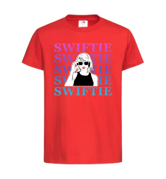 Детская футболка Swiftie Красный фото