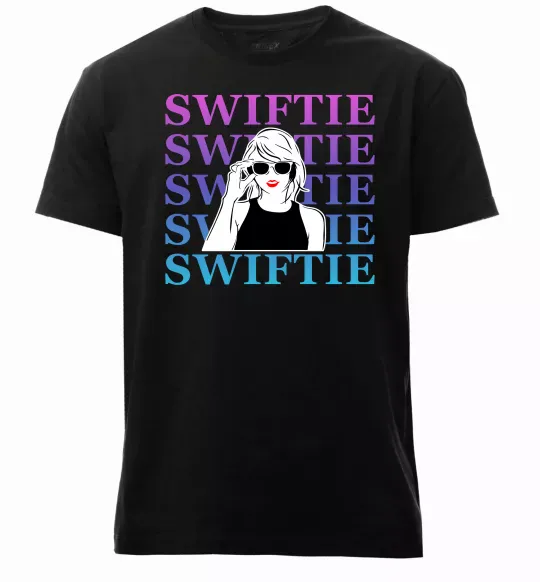 Чоловіча преміум футболка Swiftie Чорний фото