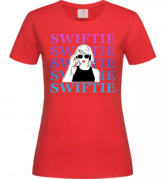 Жіноча футболка Swiftie Червоний фото