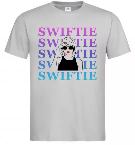 Мужская футболка Swiftie Серый фото