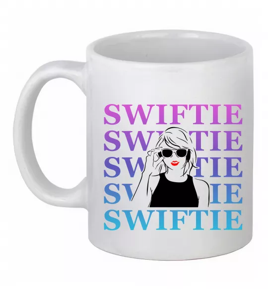Чашка керамическая Swiftie Белый фото