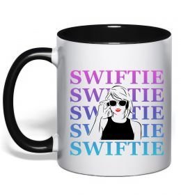 Чашка с цветной ручкой Swiftie