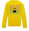 Дитячий світшот Swiftie Сонячно жовтий фото