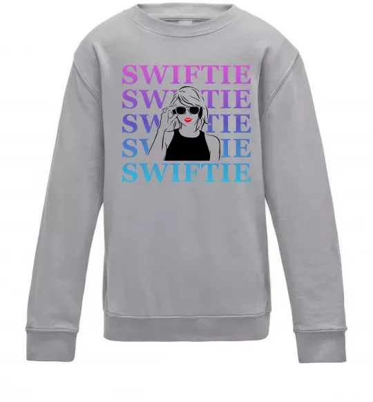 Дитячий світшот Swiftie Сірий меланж фото