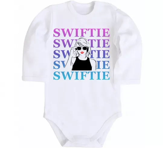 Детский боди Swiftie Белый фото