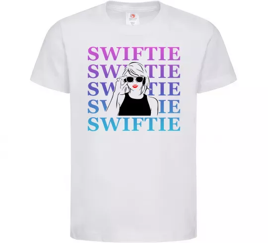 Детская футболка Swiftie Белый фото