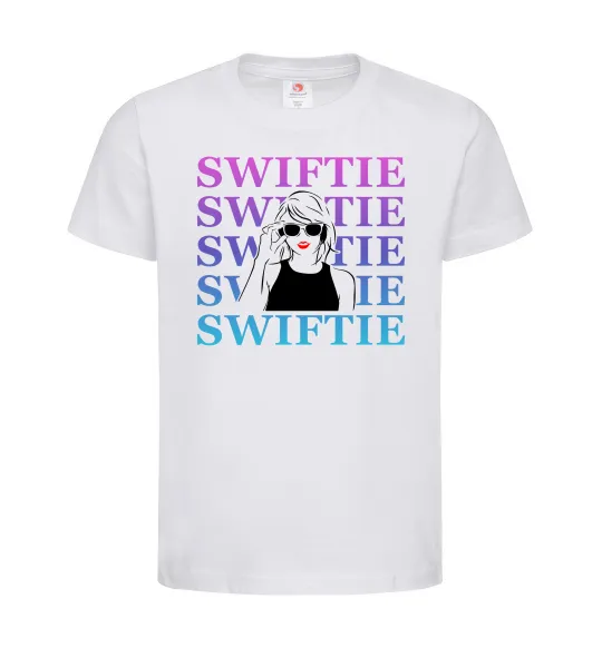Детская футболка Swiftie Белый фото