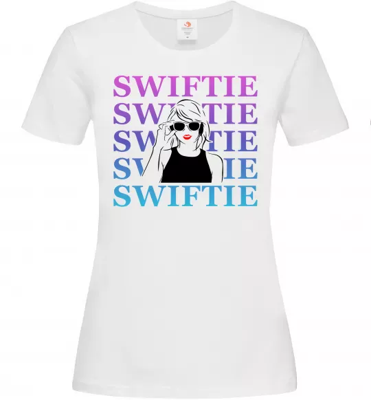 Жіноча футболка Swiftie Білий фото