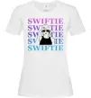 Жіноча футболка Swiftie Білий фото