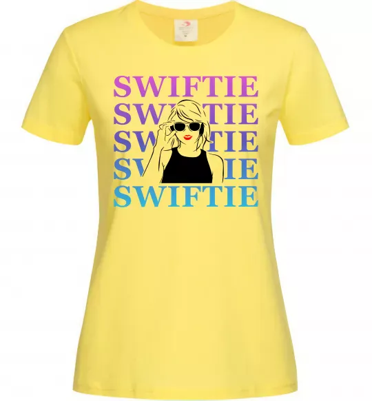 Жіноча футболка Swiftie Лимонний фото