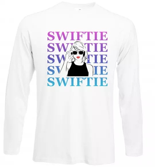 Лонгслів Swiftie Білий фото