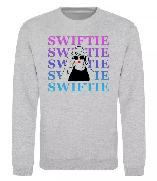 Свитшот Swiftie Серый меланж фото