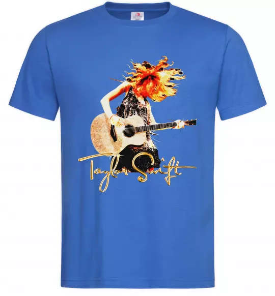 Чоловіча футболка Taylor Swift Star Яскраво-синій фото