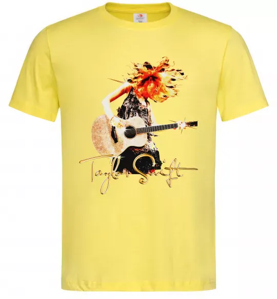 Чоловіча футболка Taylor Swift Star Лимонний фото