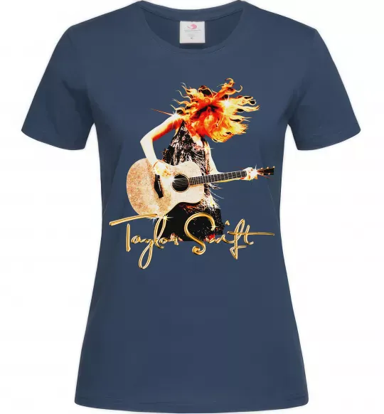 Женская футболка Taylor Swift Star Темно-синий фото