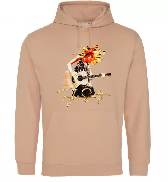 Жіноча толстовка (худі) Taylor Swift Star Пісочний фото