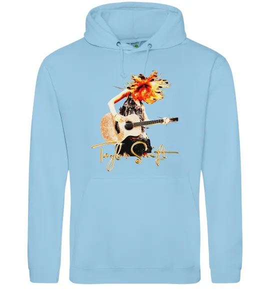 Жіноча толстовка (худі) Taylor Swift Star Блакитний фото