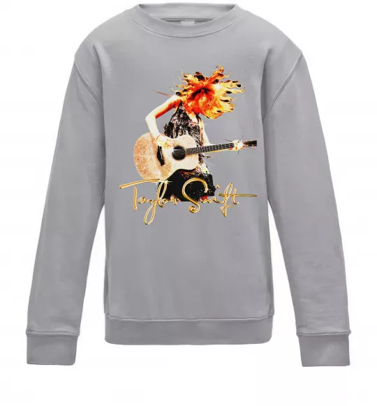 Дитячий світшот Taylor Swift Star Сірий меланж фото