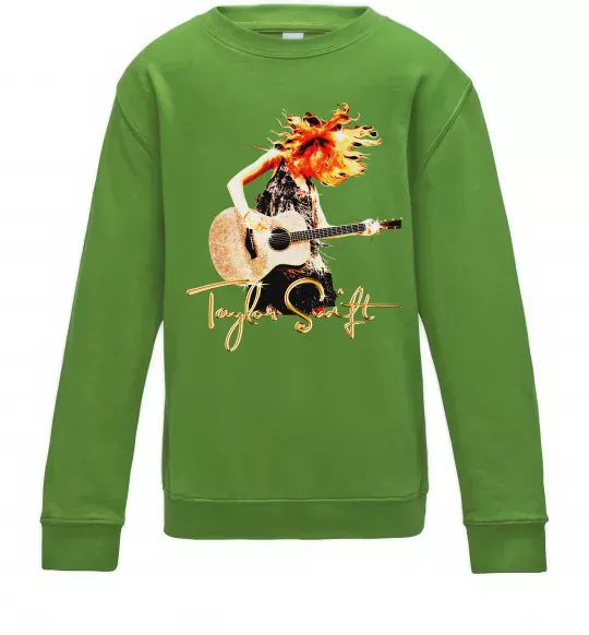 Дитячий світшот Taylor Swift Star Лаймовий фото