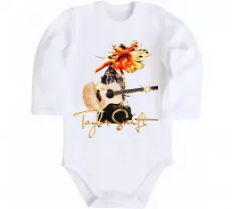 Детский боди Taylor Swift Speak now Белый фото