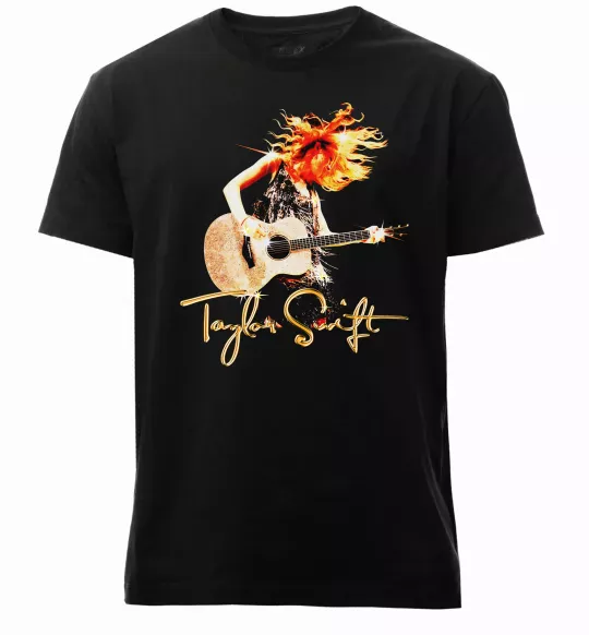 Чоловіча преміум футболка Taylor Swift Star Чорний фото