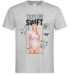 Мужская футболка Just be yourself Taylor Swift Серый фото