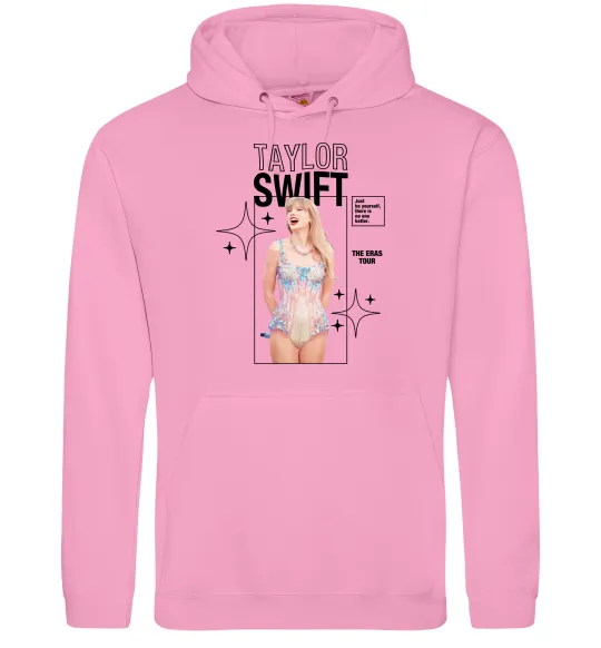 Жіноча толстовка (худі) Just be yourself Taylor Swift Рожевий фото